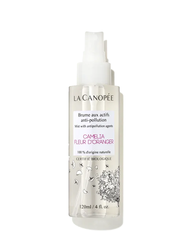 Brume aux actifs anti-pollution