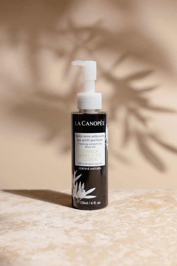 Gelée noire nettoyante aux actifs purifiants - La Canopée