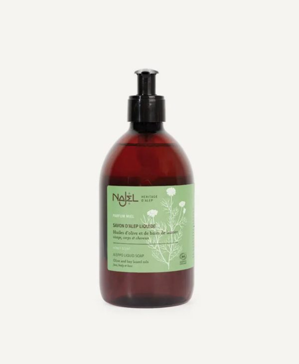 Savon d'Alep liquide Camomille et Miel - 200 ml