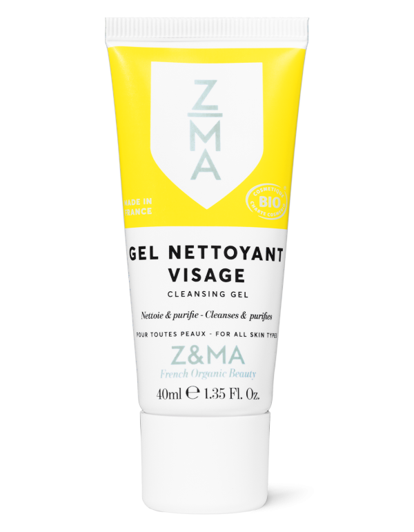 Le gel nettoyant visage Z&MA 40ml